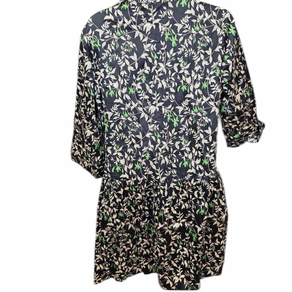 NWT TUCKERNUCK Verdant Iris Royal Shirt Dress Women’s Medium 6331 - Picture 5 of 10